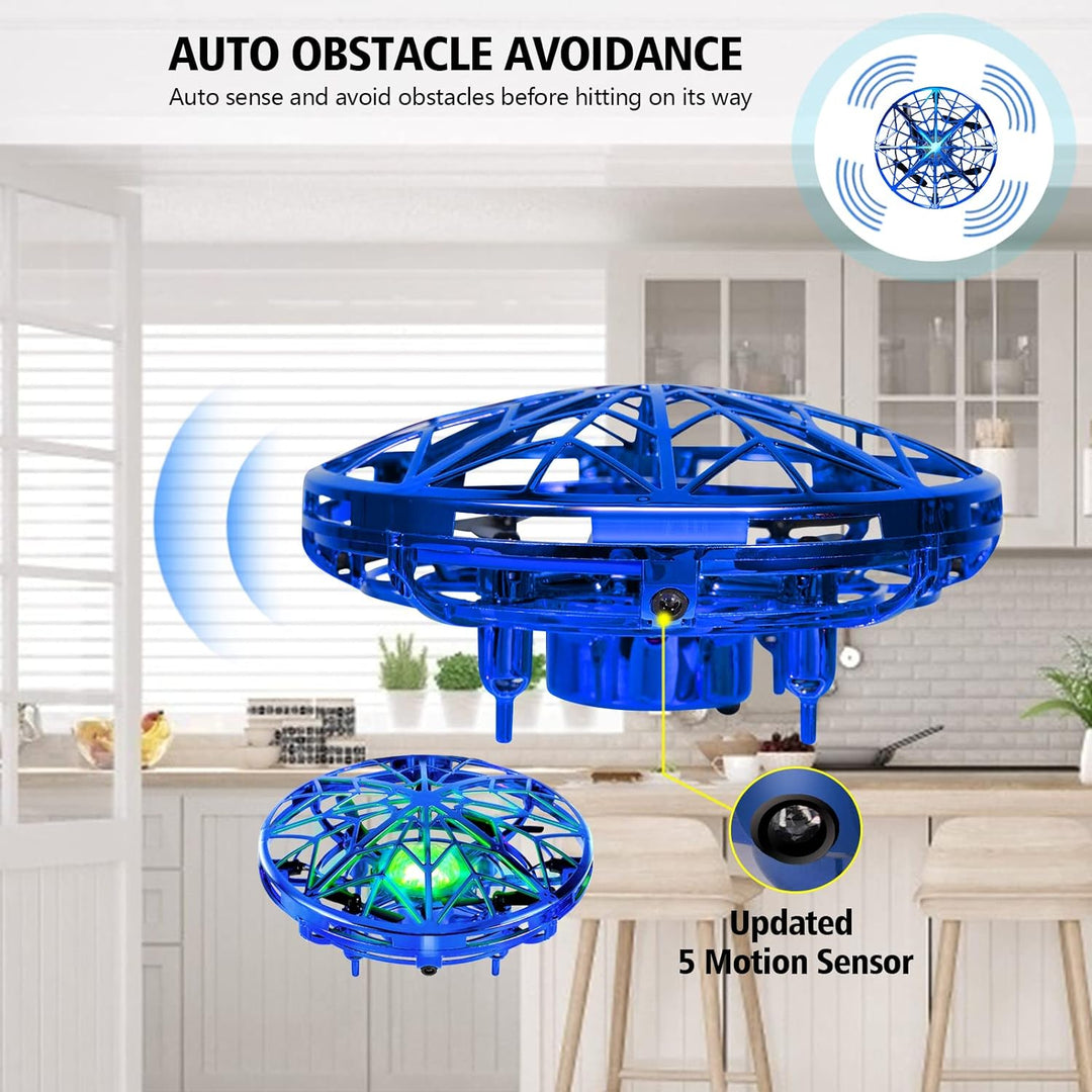 Mini UFO drone for children with touchless control