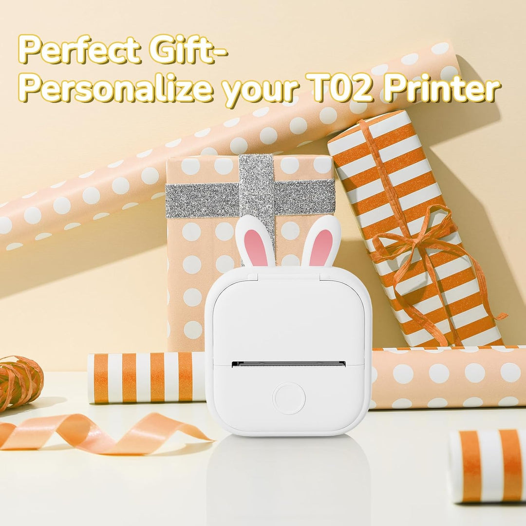 Cover for Phomemo T02 printer in bunny style