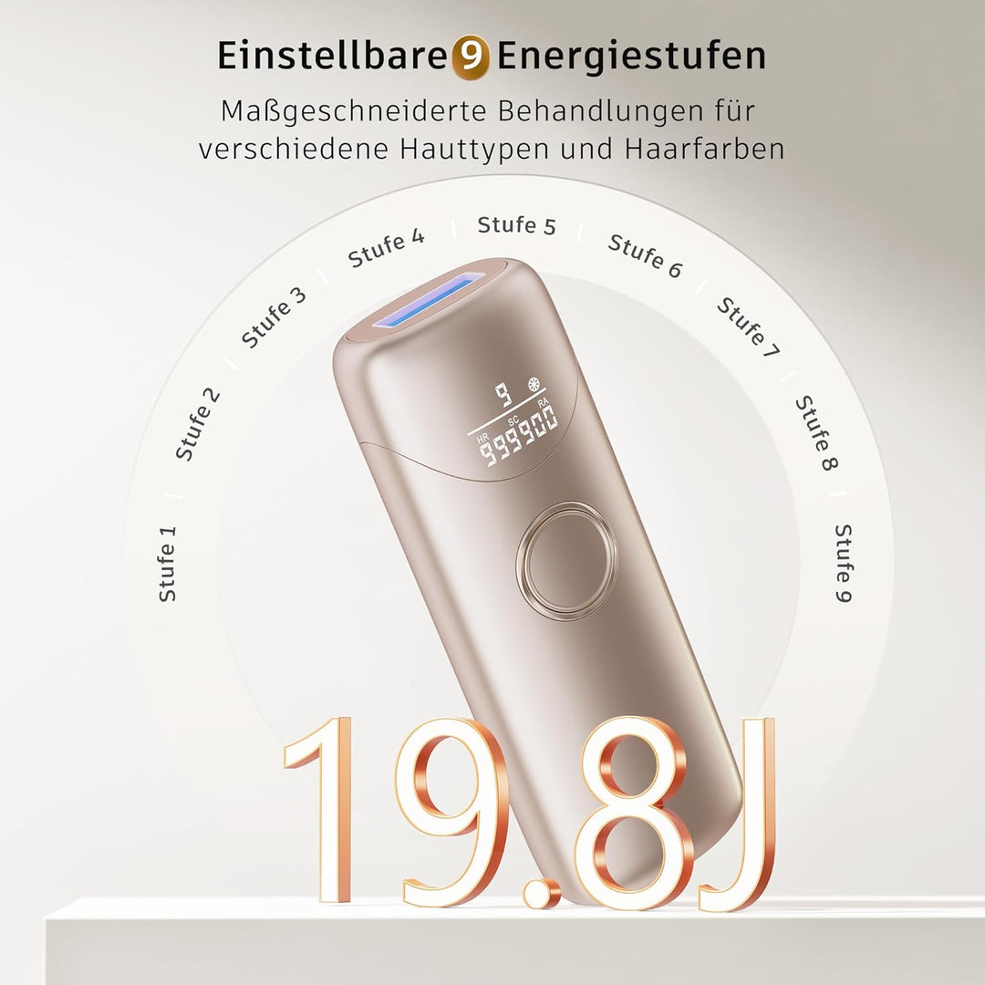 Oupseen 3in1 IPL epilator with cooling function | 9 intensity levels