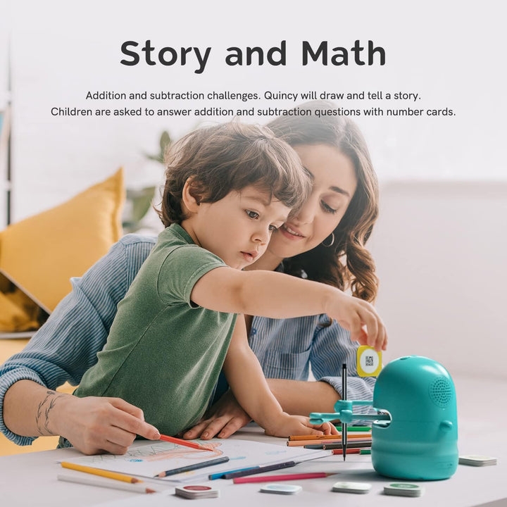 QUINCY drawing and educational smart robot
