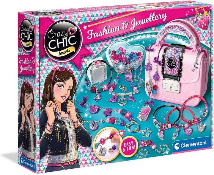 Clementoni Crazy Chic Jewelry Crazy Handbag | Stylish Jewelry Set