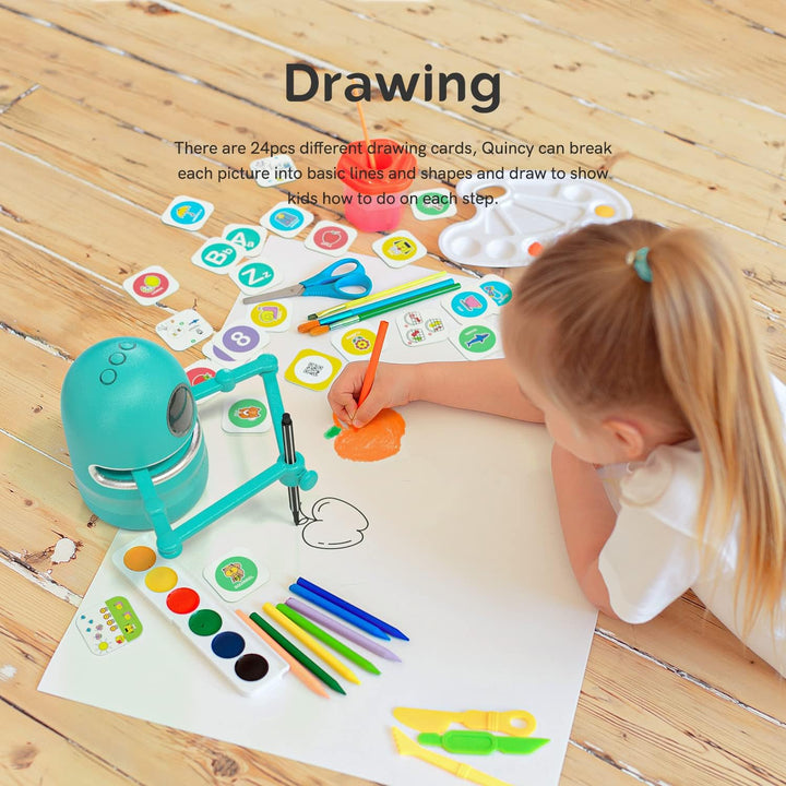 QUINCY drawing and educational smart robot