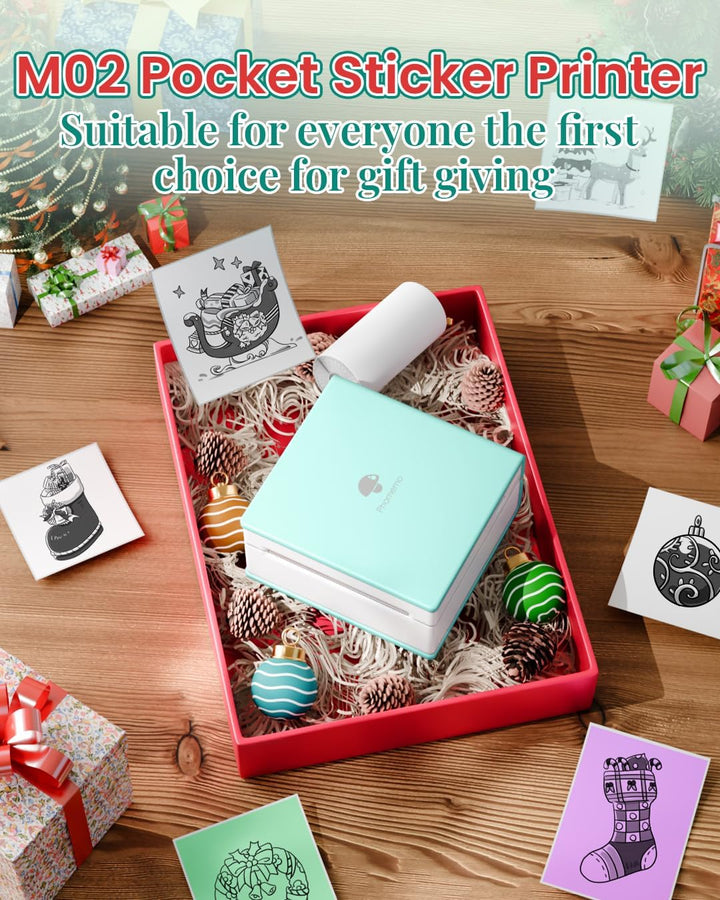 Phomemo M02 Smart Portable Label, Sticker and Picture Printer