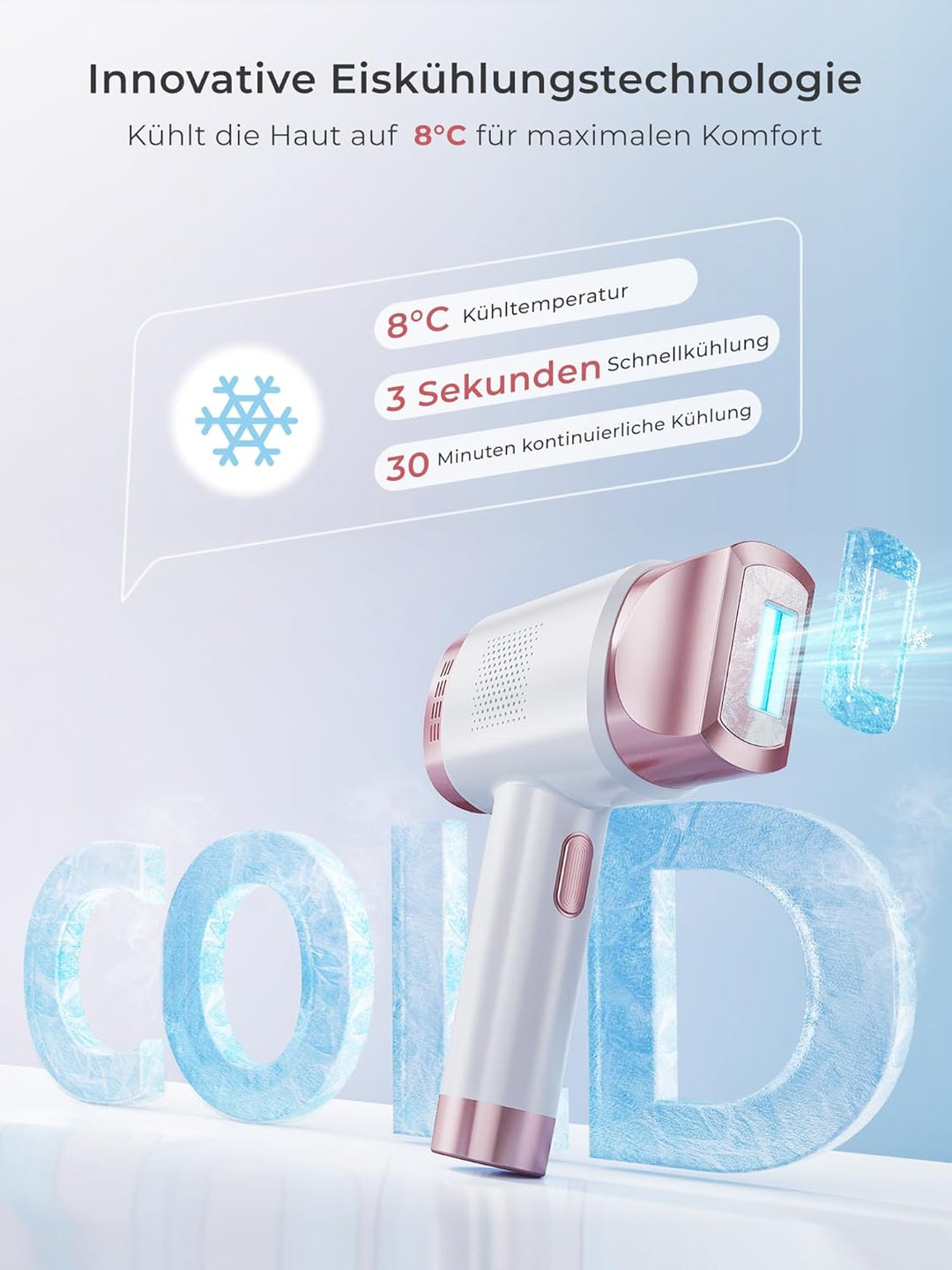 Oupseen IPL Laserový epilátor s chladicím systémem