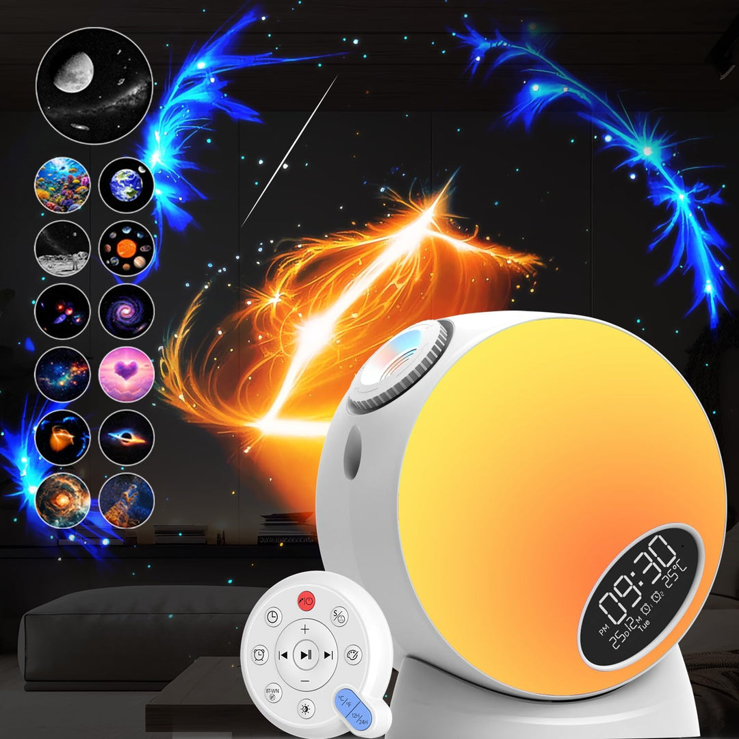 Projektor galaxie s funkcí meteoritu | 13 kazet se snímky ve 4K kvalitě a Bluetooth reproduktor