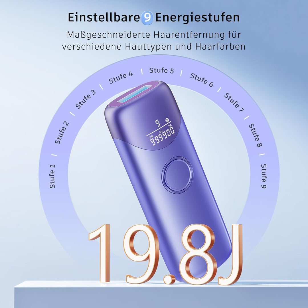Oupseen 3in1 IPL epilator with cooling function | 9 intensity levels