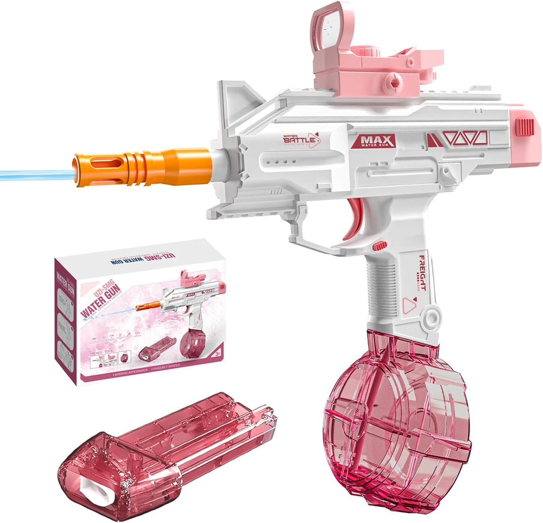 UZI-SMG Electric Water Gun for Kids | With long range and double magazine