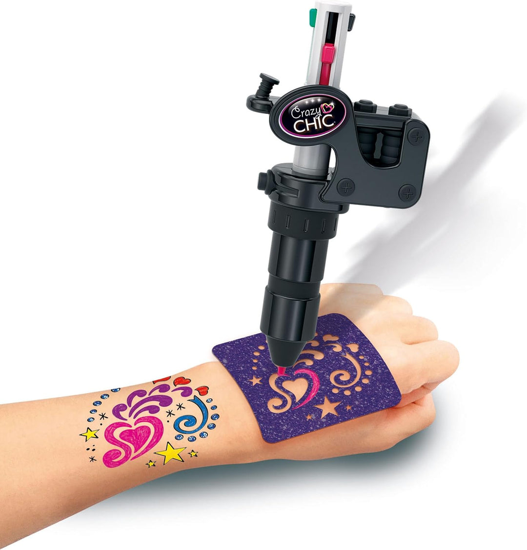 Clementoni Crazy Chic tattoo studio for kids