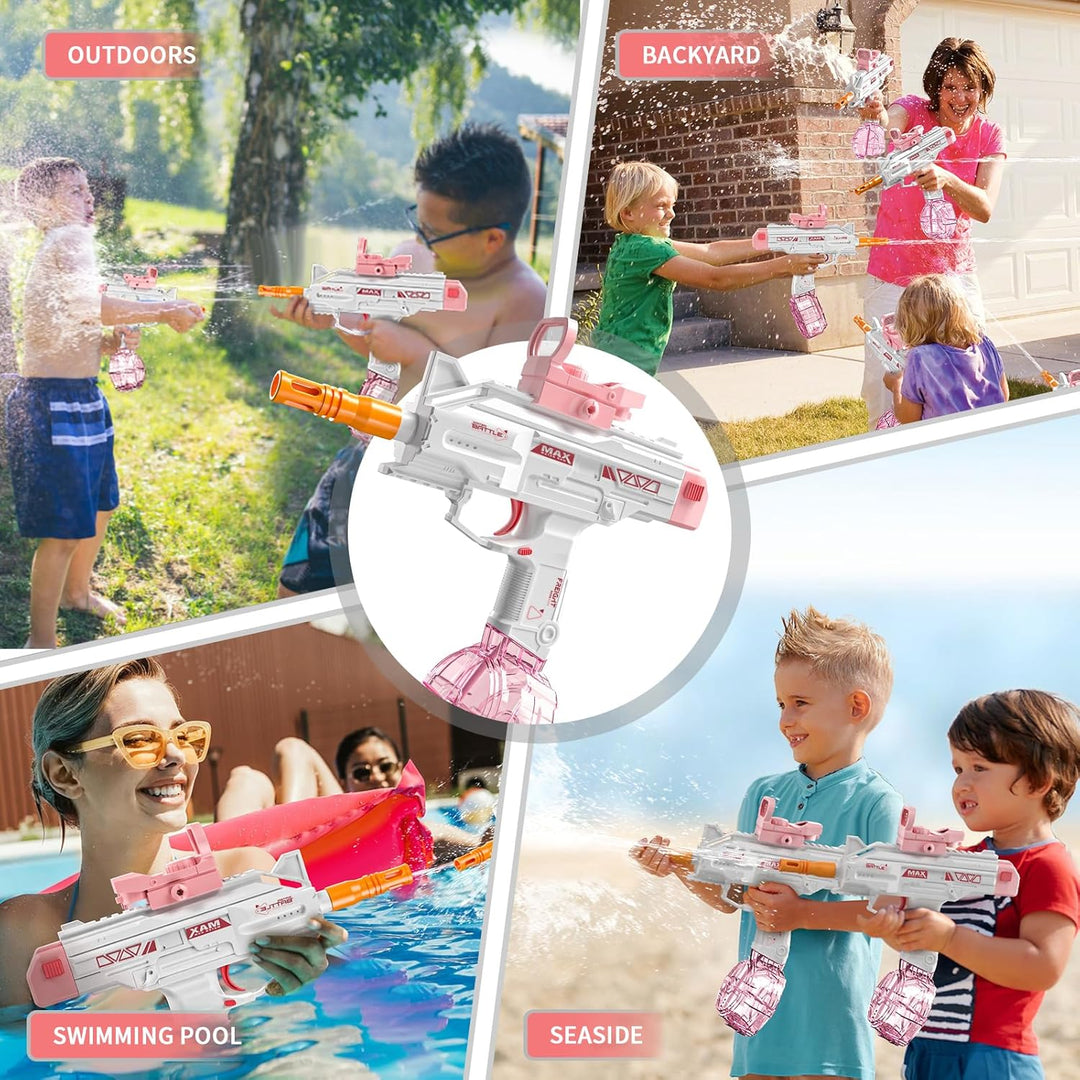 UZI-SMG Electric Water Gun for Kids | With long range and double magazine