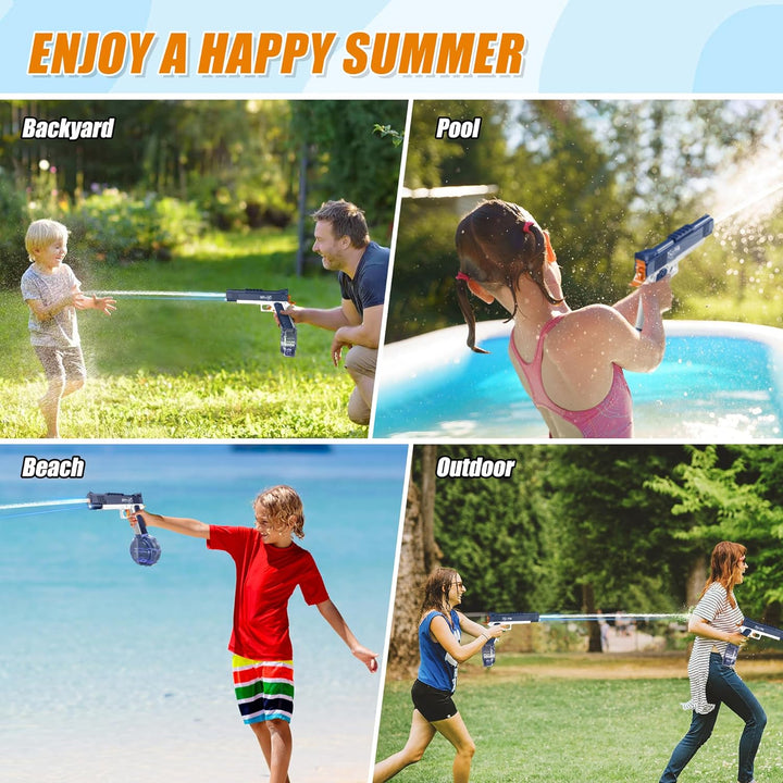 UZI-SMG Electric Water Gun for Kids | With long range and double magazine