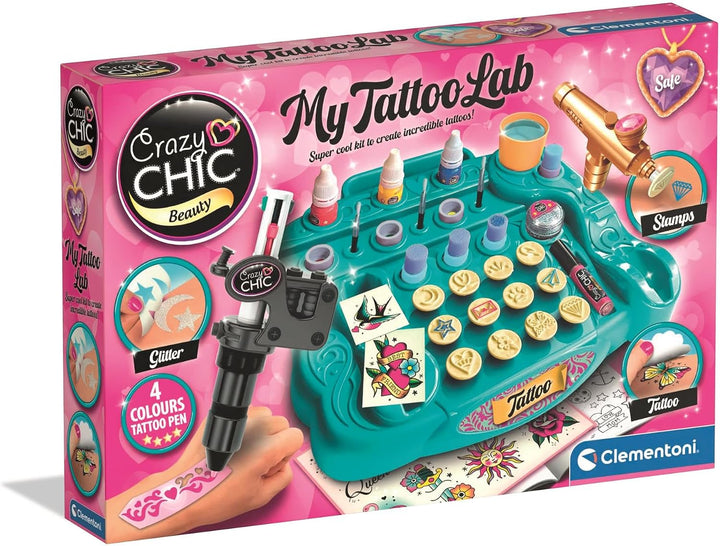 Clementoni Crazy Chic Tattoo Studio 18260 – dětské tetovací studio
