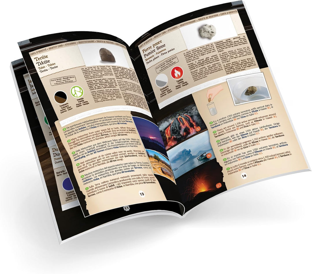 Buki France Rock and Mineral Collection – 48 stones to discover
