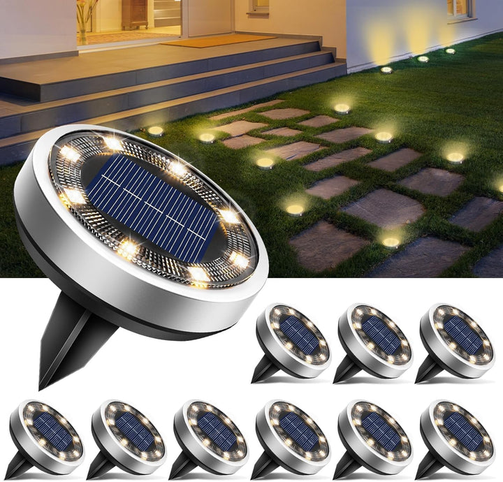 Solar LED garden lights 