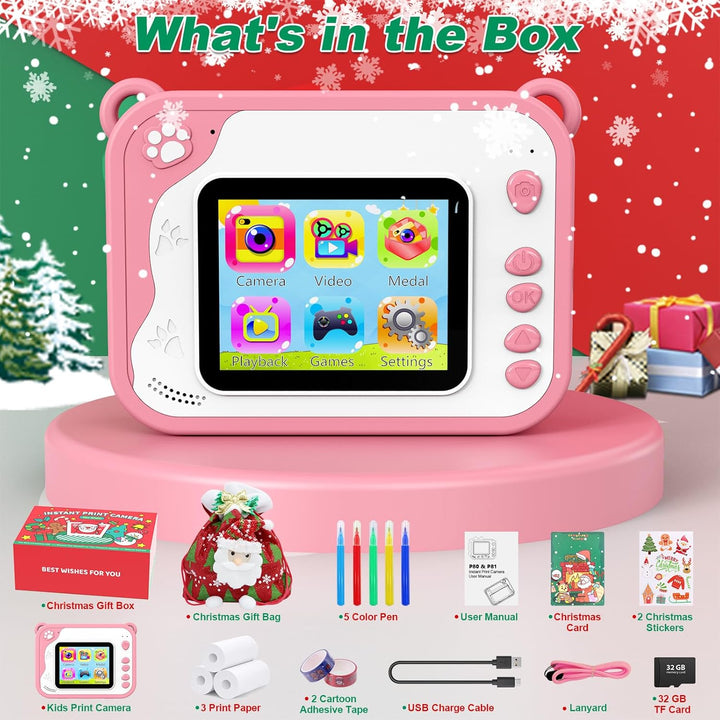 Uleway Kids Instant Camera with Instant Print