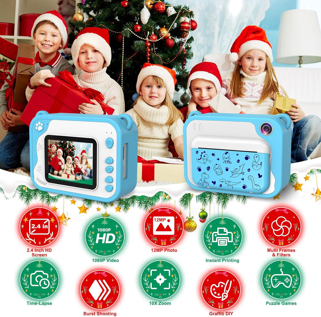 Uleway Kids Instant Camera with Instant Print