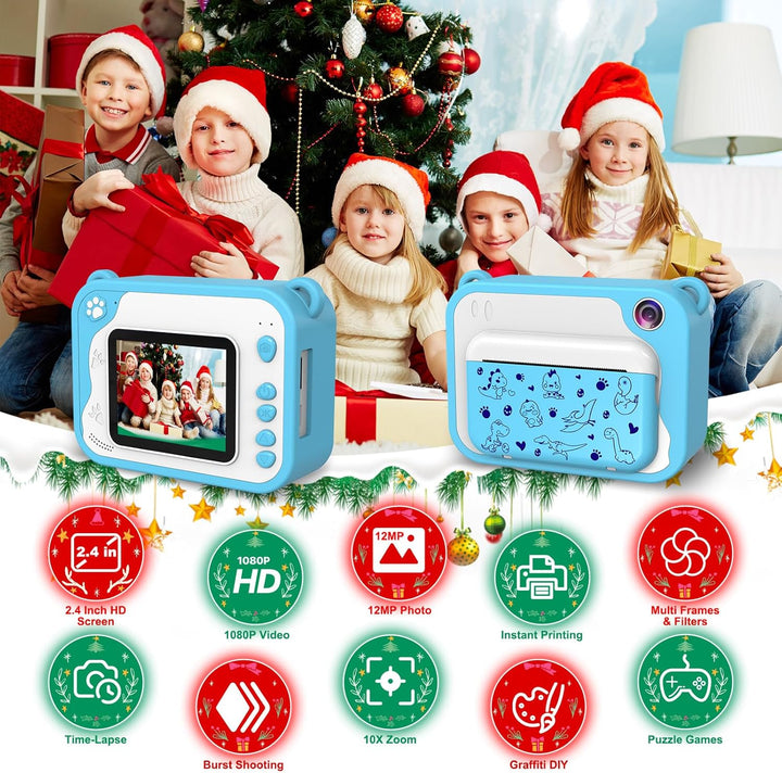 Uleway Kids Instant Camera with Instant Print