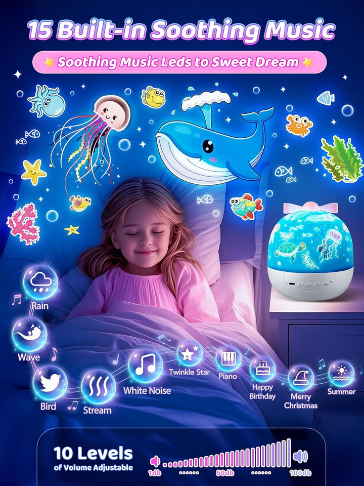 Children's night sky projector with fairy tale themes