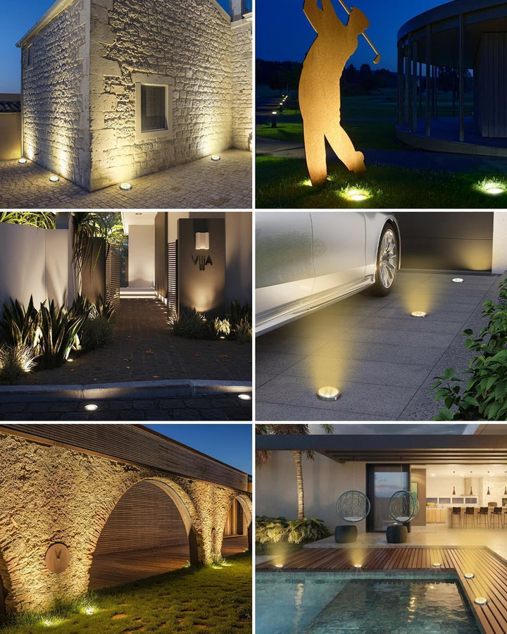 Solar LED garden lights 