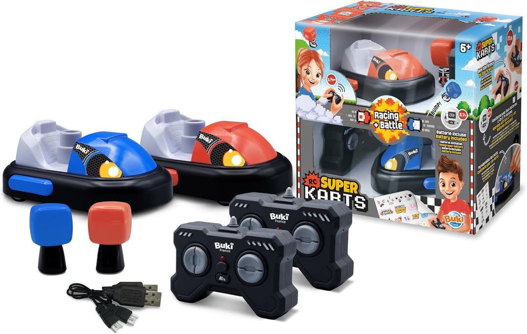 BUKI France RC Super Karts – 2 závodní minikáry na dálkové ovládání