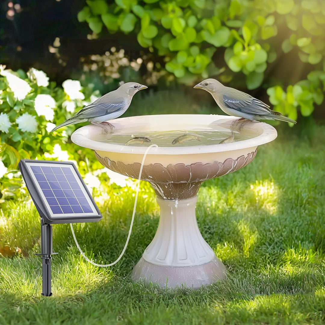 PChero Solární provzdušňovač jezírka – 2200 mAh baterie, 2 režimy, 2 W