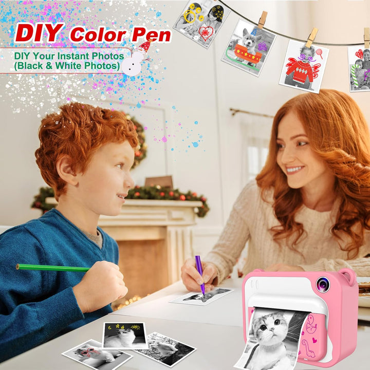 Uleway Kids Instant Camera with Instant Print