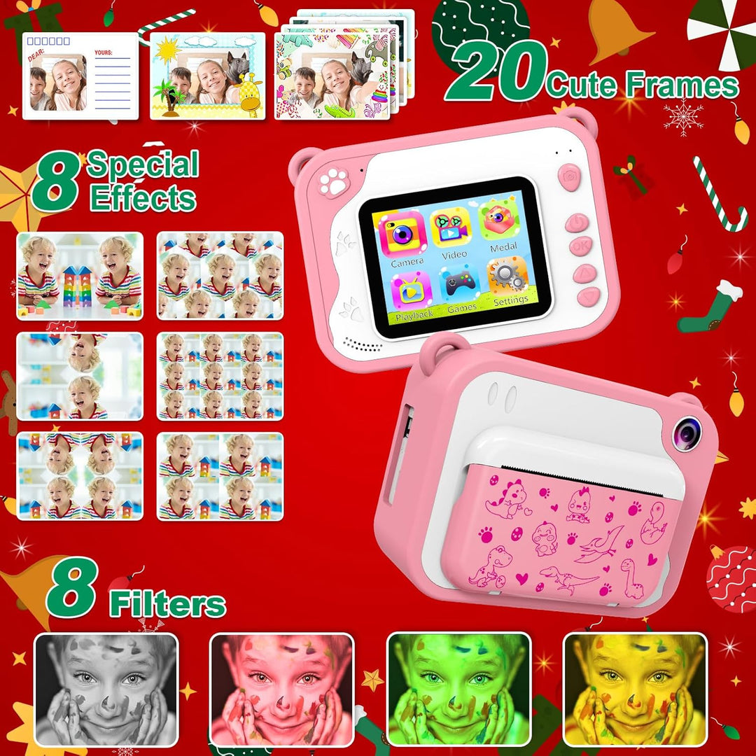 Uleway Kids Instant Camera with Instant Print