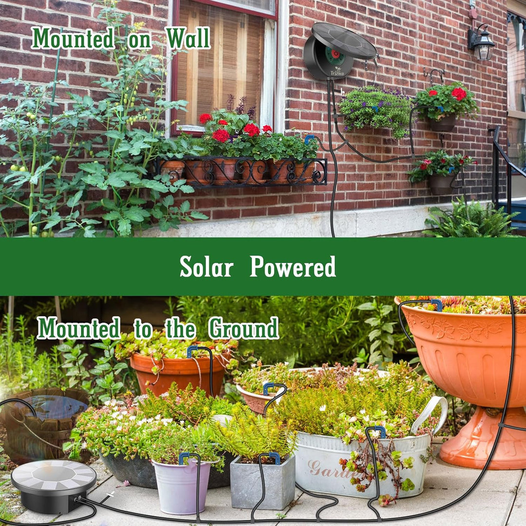 Solar Irrigation System | Automatic drip irrigation for 10 plants