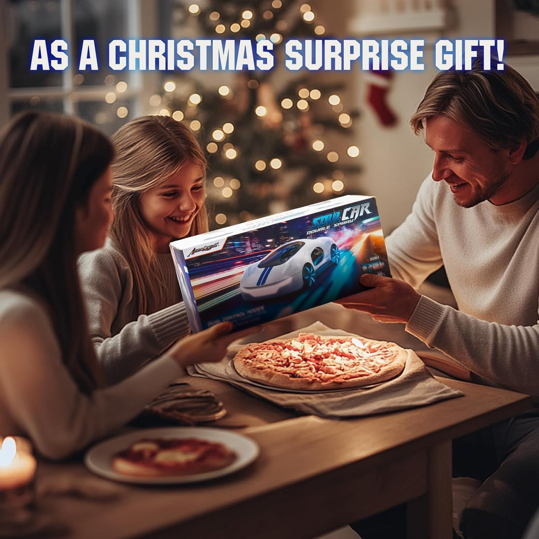 AEROQUEST RC kaskadérské auto s ovládáním gesty, světelnými efekty a kouřem, bílá