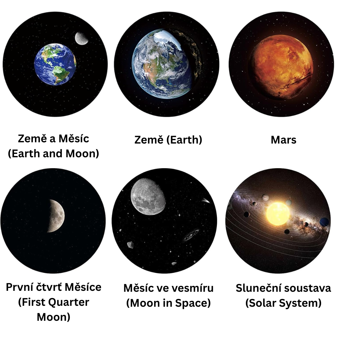 Limitovaná kolekce – Doplňující sady kazet pro projektory galaxie Bolong & Nanxin (4K snímky vesmíru)