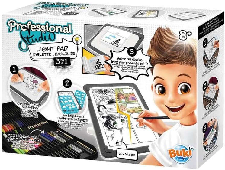 BUKI Profesionální studio - Komiksová kreslící tabulka 3v1