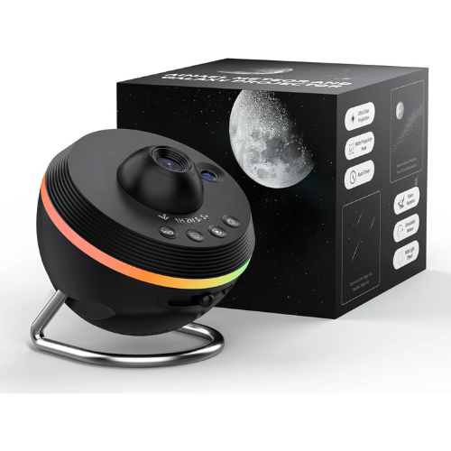 Galaxy Projector | Home planetarium with meteorite function | 13 cassettes with images in 4K quality