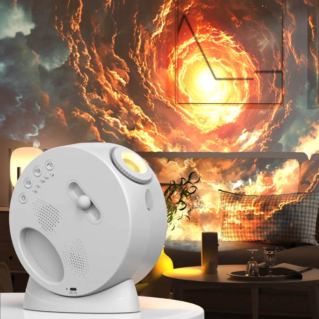 Projektor galaxie s funkcí meteoritu | 13 kazet se snímky ve 4K kvalitě a Bluetooth reproduktor