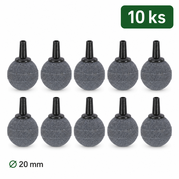 Fapiere Replacement Air Stones (10 pcs) – Ø 20 mm, for aquariums and ponds