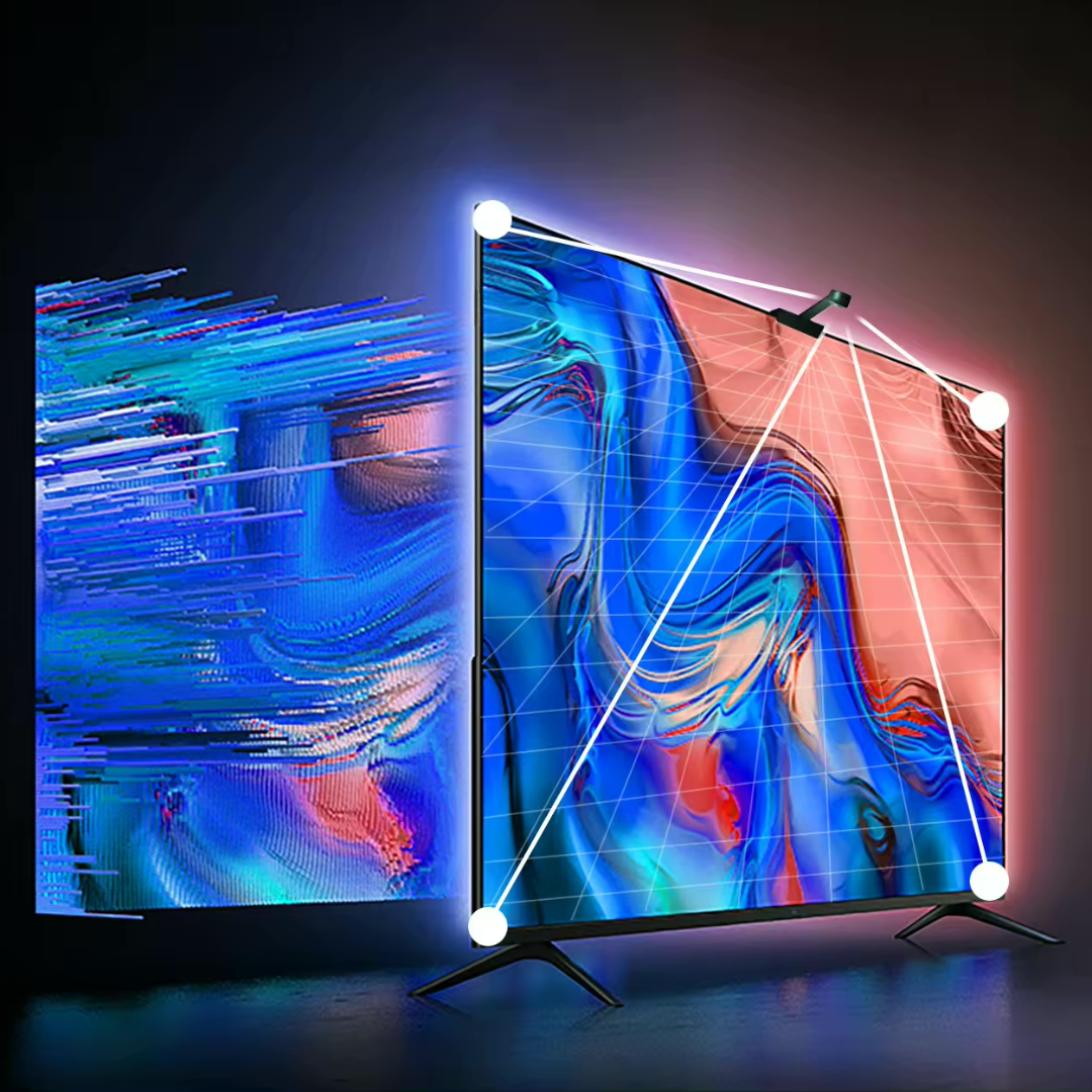Chytré LED osvětlení na TV s kamerou | Smart LED podsvícení RGBIC