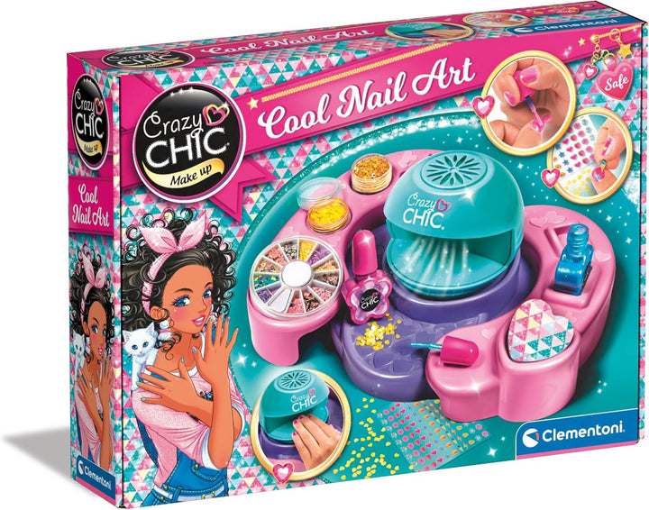 Clementoni Crazy Chic Cool Nail Art | Dětské nehtové studio Balení