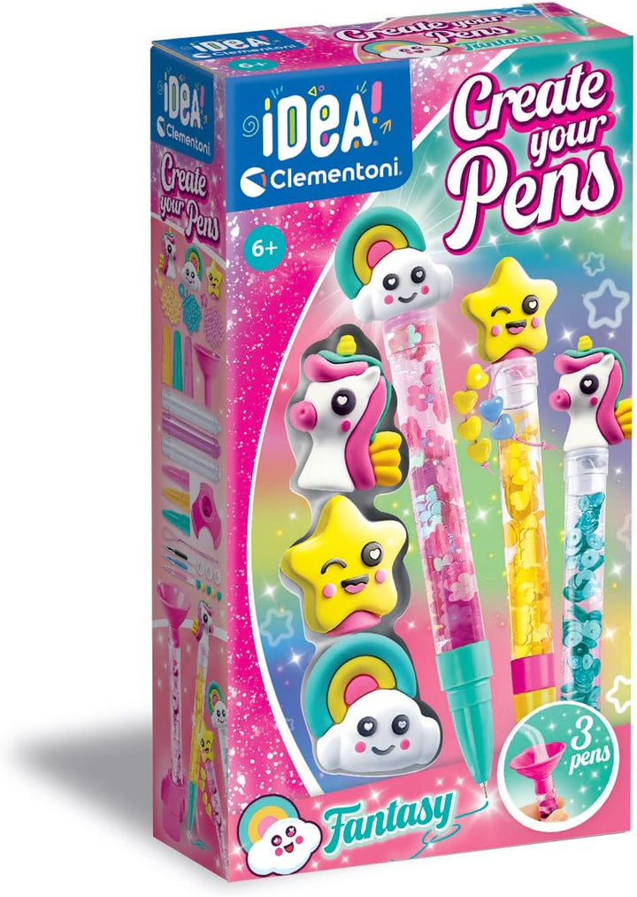 Clementoni IDEA Kreativní sada na výrobu propisek - Fantasy