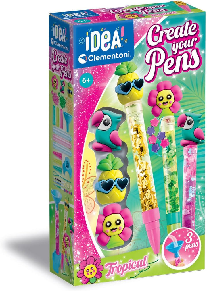 Clementoni IDEA Kreativní sada na výrobu propisek - Tropical