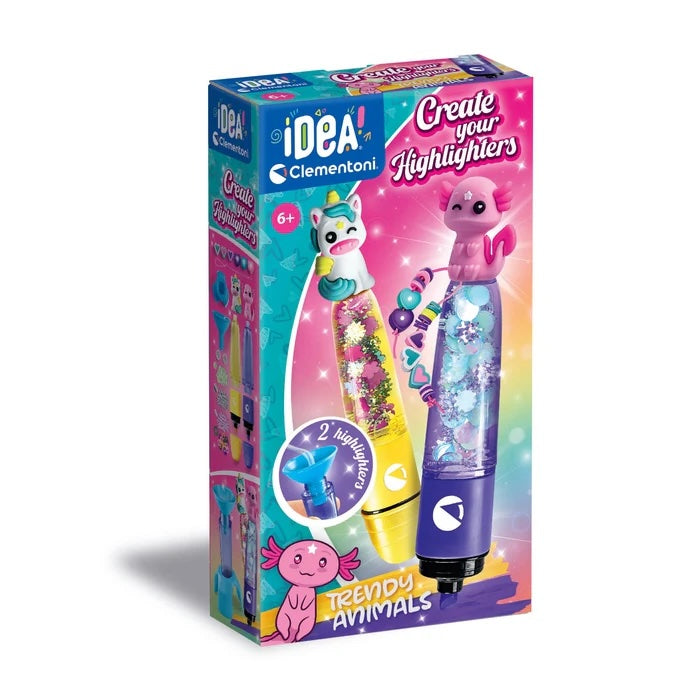 Clementoni IDEA Mini továrna na zvýrazňovače – Kouzelná zvířata