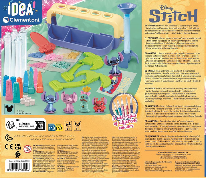 Clementoni Idea My Pen Atelier Stitch – kreativní sada na výrobu 5 propisek