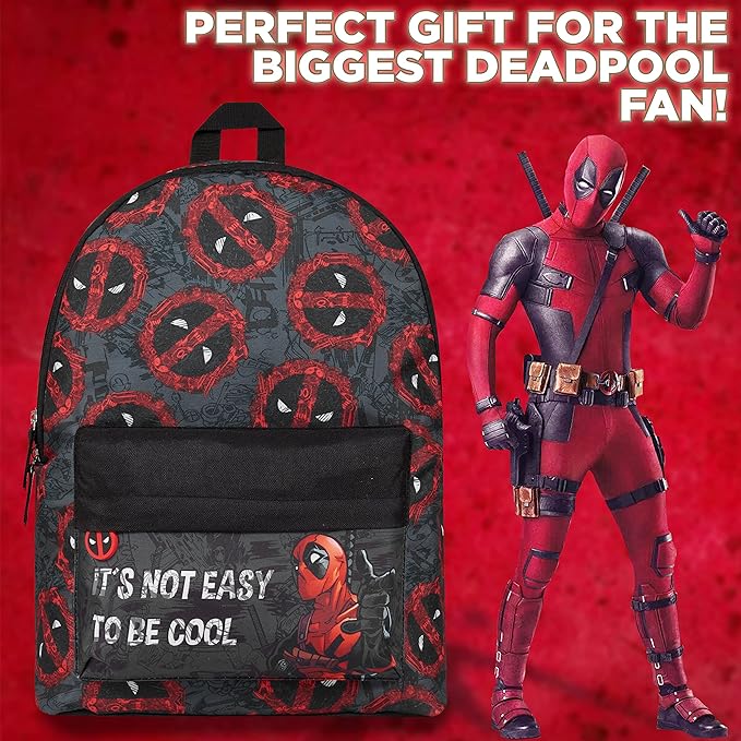 Dětský batoh s tématem Deadpoola | Pro fanoušky Marvelu