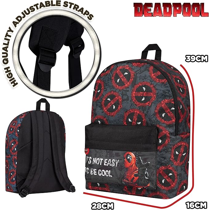 Dětský batoh s tématem Deadpoola | Pro fanoušky Marvelu