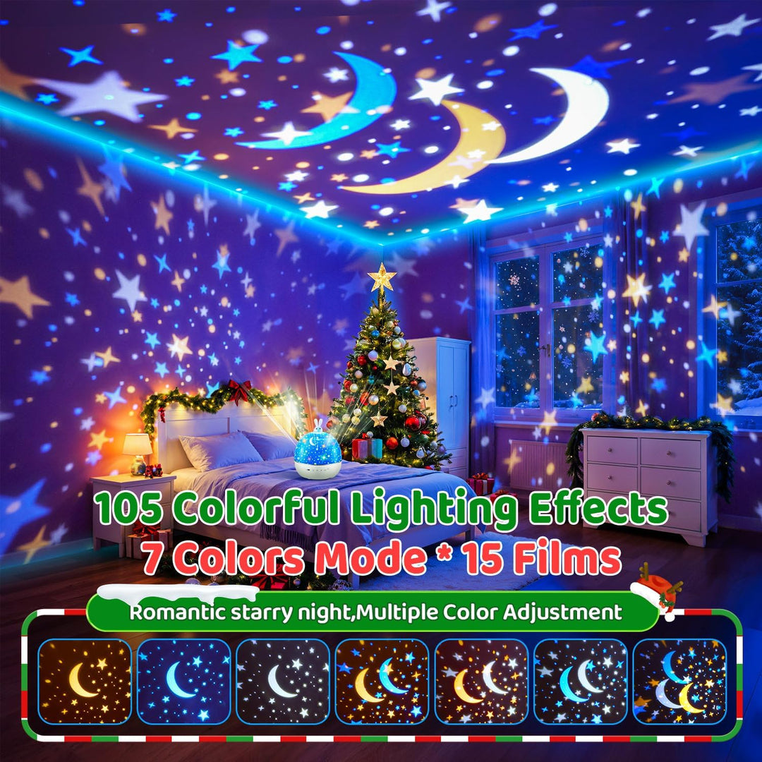 Dětský hvězdný projektor s pohádkovými příběhy