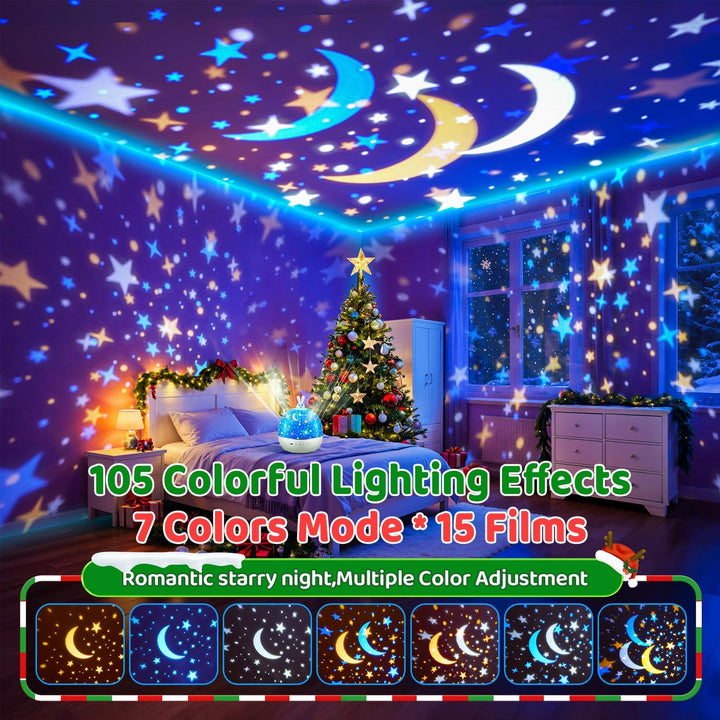 Dětský hvězdný projektor s pohádkovými příběhy