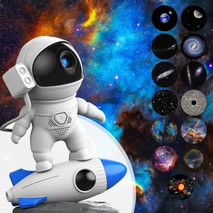 Astronaut Style Galaxy Projector | Home planetarium for children 