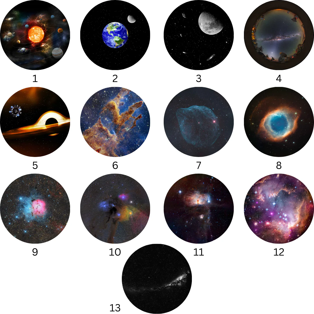 Astronaut Style Galaxy Projector | Home planetarium for children 