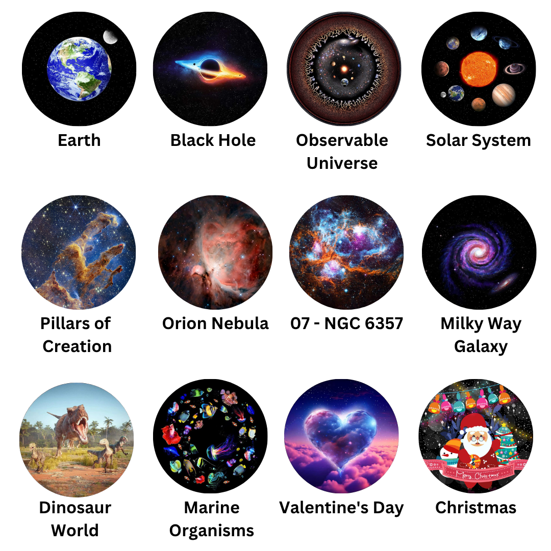 Galaxy Projector 5th Generation Refill Cartridge Set | 4K Quality Images