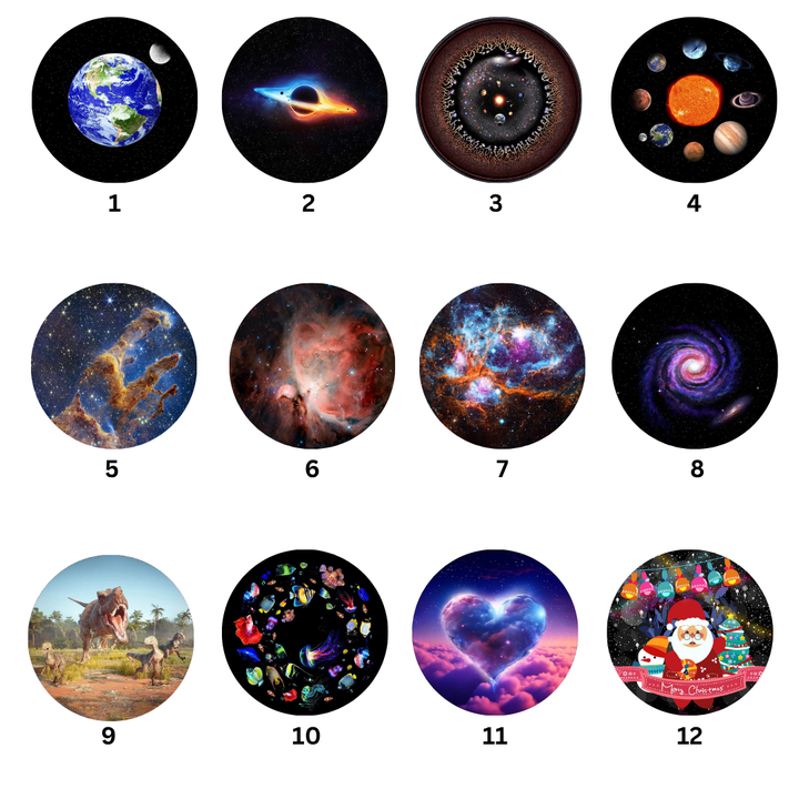 Galaxy Projector 5th Generation Refill Cartridge Set | 4K Quality Images