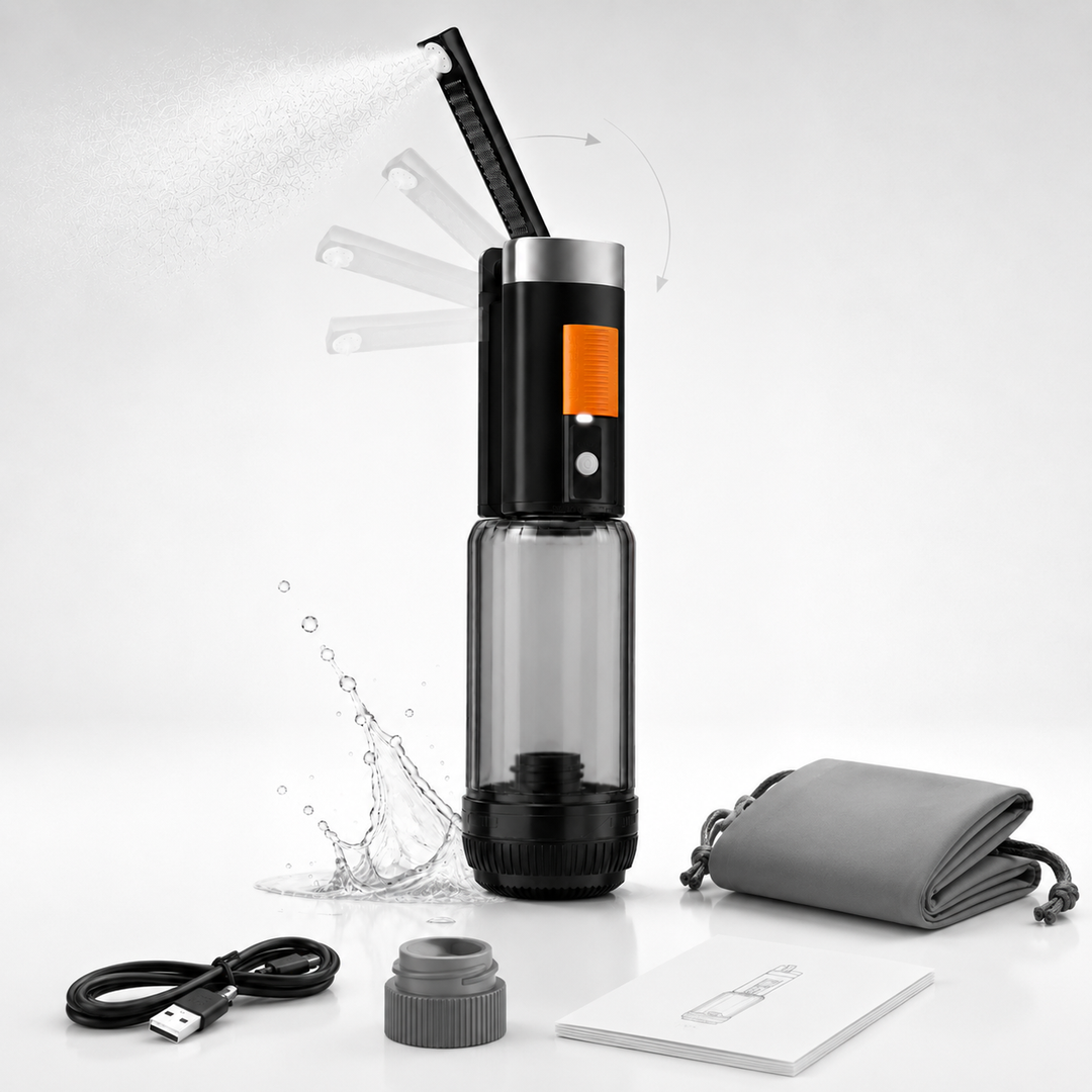 Fapiere přenosný elektrický bidet JP96 s 400ml nádobou, USB-C a dvěma režimy proudu