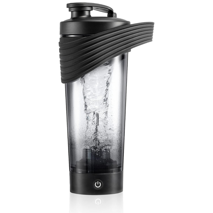 Flintronic Přenosný elektrický šejkr na protein 800 ml, Černá