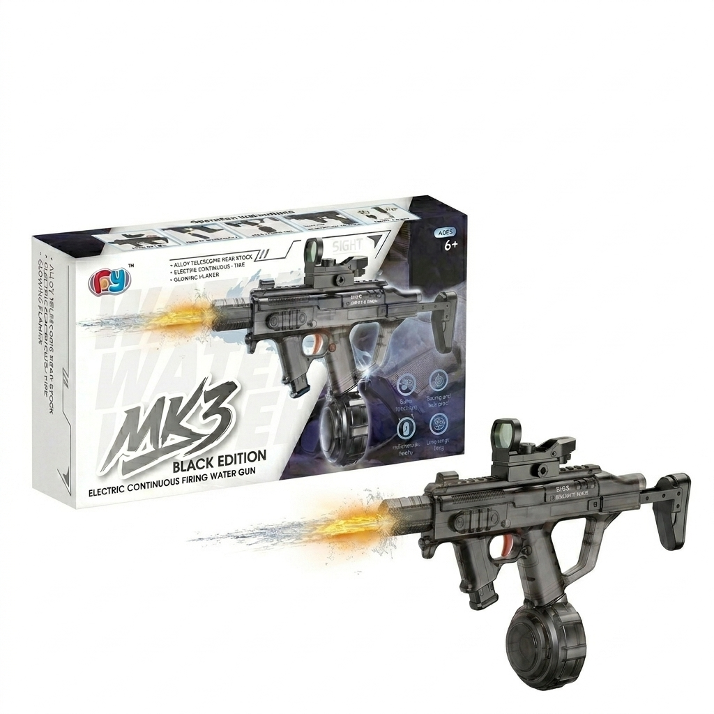 Electric water gun MK3 - range 8-10 m, 270 ml magazine, 800 mAh battery